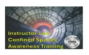 ILT Confined Space Awareness training course