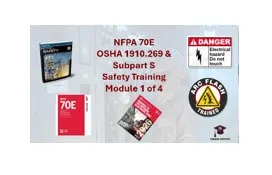 NFPA 70E, OSHA 1910.269 & Subpart S Safety Training training course